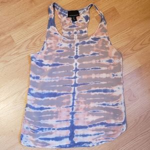 Racerback tie dye tank
